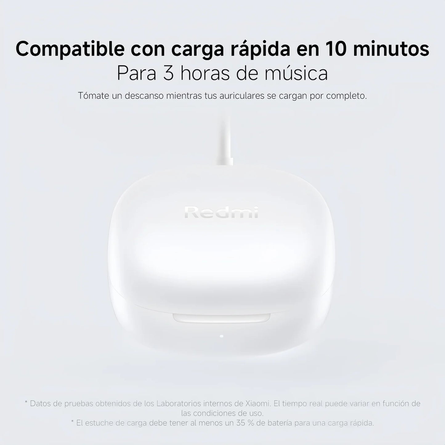 Xiaomi Redmi Buds 6 Play - Wireless Bluetooth 5.4 Headphones with AI Noise Reduction, 36h Battery Life, Touch Controls, Type C Charging, Lightweight Design, Perfect for Sports and Gaming.