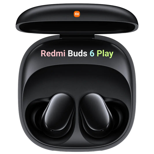 Xiaomi Redmi Buds 6 Play - Wireless Bluetooth 5.4 Headphones with AI Noise Reduction, 36h Battery Life, Touch Controls, Type C Charging, Lightweight Design, Perfect for Sports and Gaming.