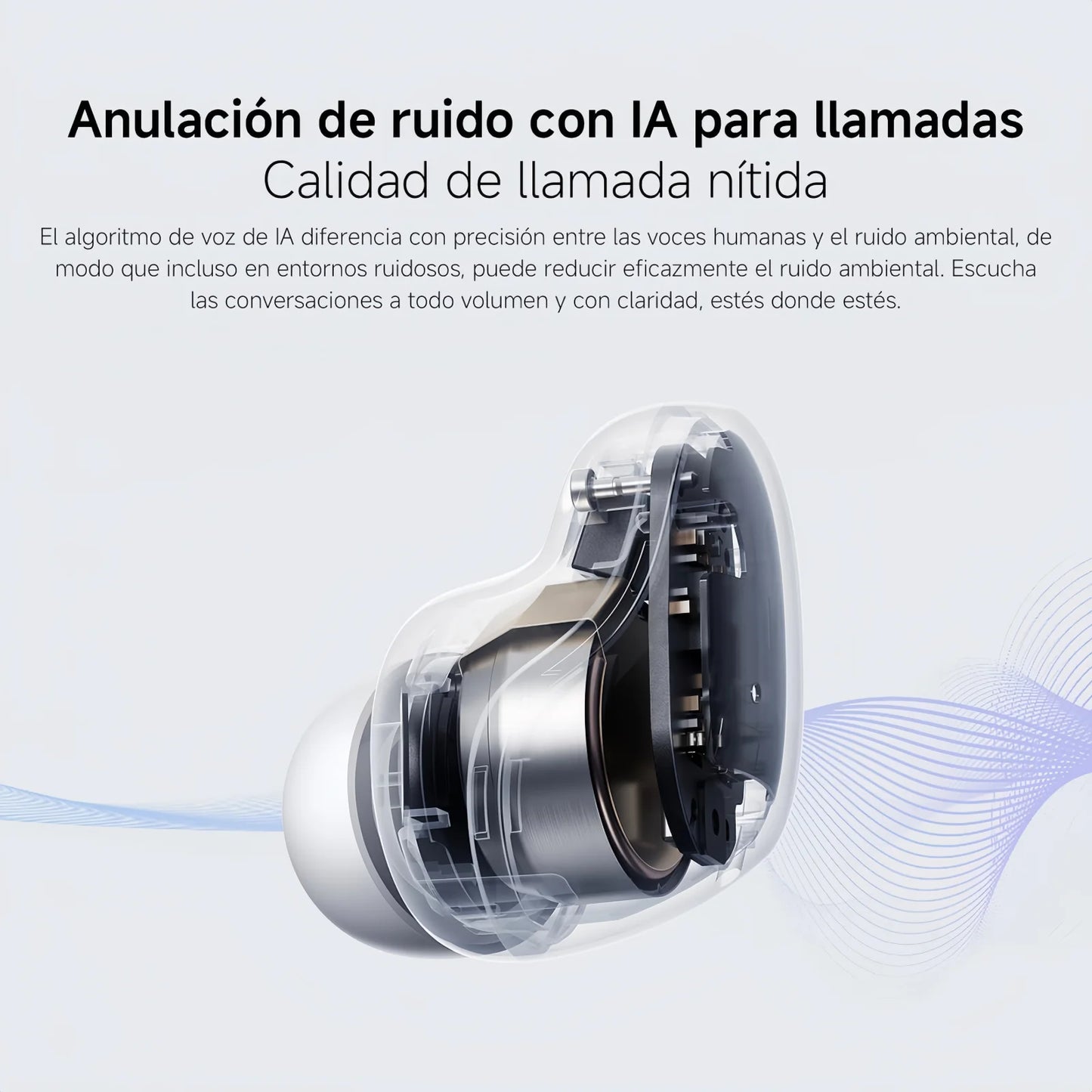 Xiaomi Redmi Buds 6 Play - Wireless Bluetooth 5.4 Headphones with AI Noise Reduction, 36h Battery Life, Touch Controls, Type C Charging, Lightweight Design, Perfect for Sports and Gaming.