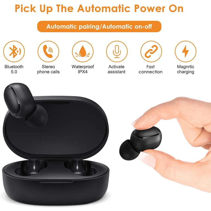 XIAOMI Redmi  Airdots 2 Wireless Bluetooth Headset with Mic Earbuds Fone Bluetooth Earphones TWS Wireless Headphones