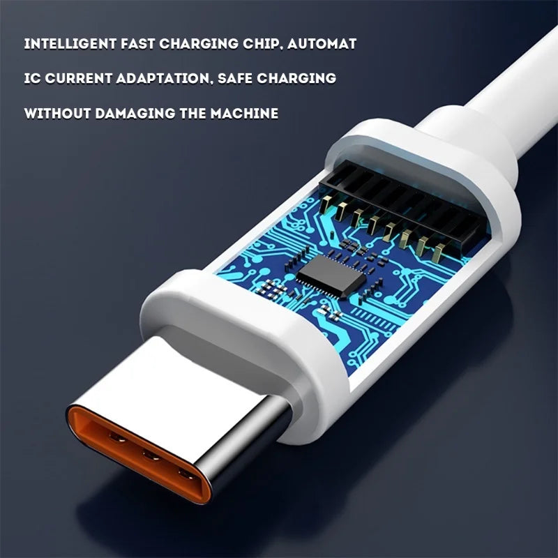 Micro USB Data Cable Type C 6A Fast Charge