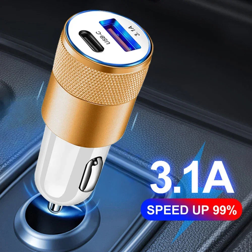 66W Car USB Adapter Fast Charger